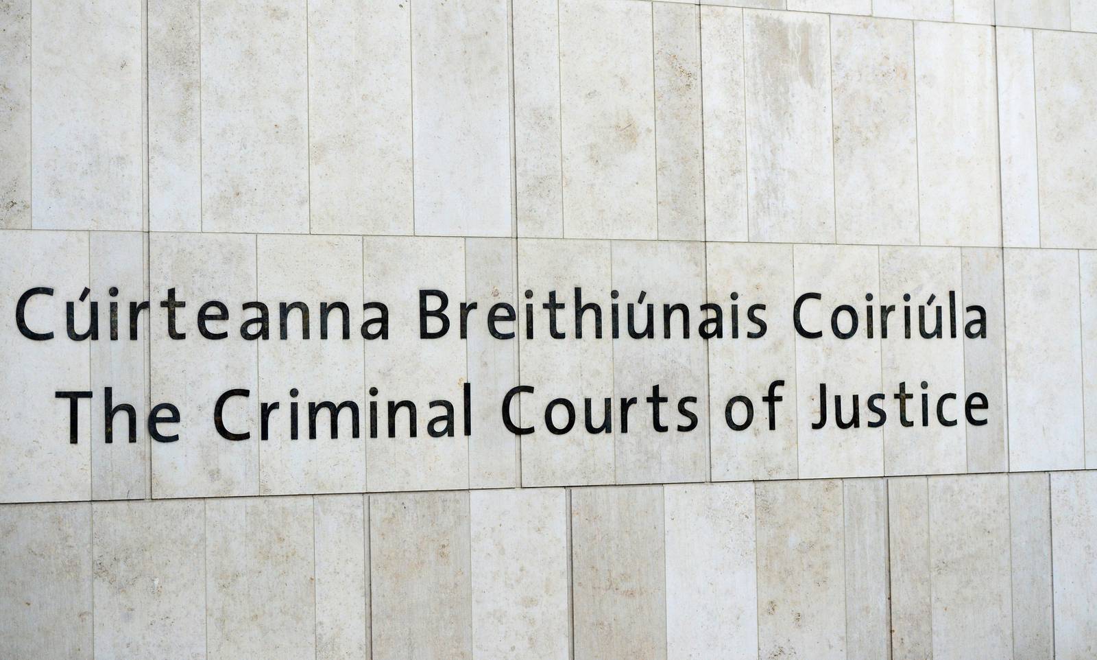 25/10/2013...WEB....ARCHIVE...STOCK...GENERAL VIEW..
Signage - the Criminal Courts of Justice at Parkgate Street in Dublin. 
Photograph:Frank Miller /The Irish Times