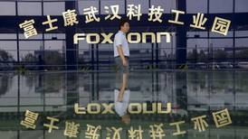 Sharp shares up 20% on ipad maker Foxxconn’s  $5.3bn bid