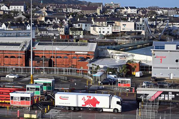 Irish lorries face long traffic tailbacks heading to Holyhead port
