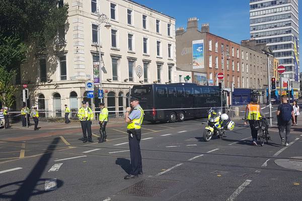 Man seriously injured after being hit by bus in Dublin