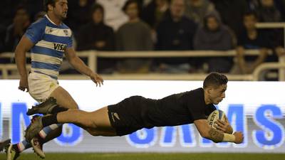 All Blacks a game away from matching record after Buenos Aires win