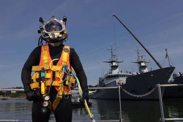 Ireland’s Naval divers: ‘People think of coral reefs. Military diving is a different beast’