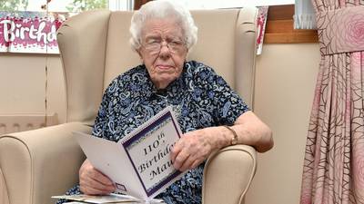 Ireland’s ‘oldest woman’ Maud Nicholl has died aged 110