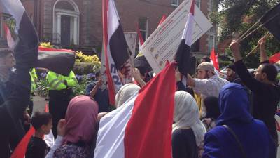 Protesters demand release of siblings outside Dublin embassy