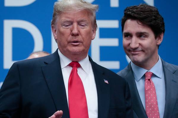 Trump calls Trudeau ‘two-faced’ over film of him gossiping