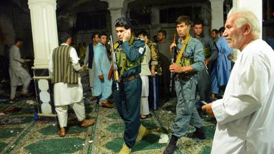 At least 20 dead after suicide bombing at Afghanistan mosque