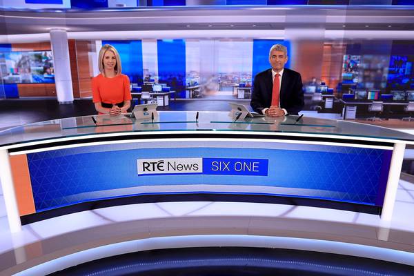 David McCullagh’s first Six One News falls on a slow day ... then Stephen Donnelly turns up