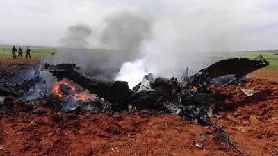 Syrian rebels shoot down fighter jet near Aleppo