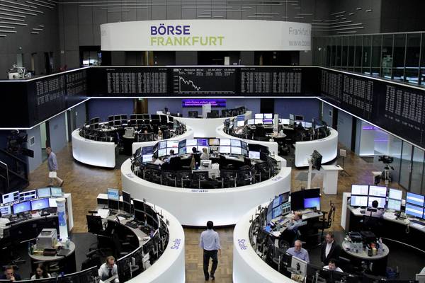 European shares fall as White House turmoil hits risk sentiment
