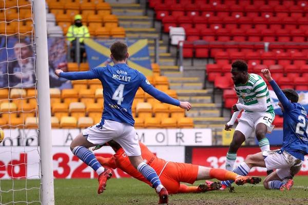 Edouard’s quick double sees Celtic past St Johnstone