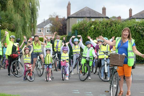 Parents encouraged to ditch the car for ‘cycle bus’
