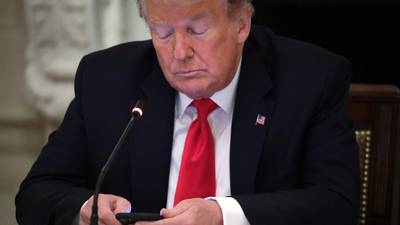Twitter flags doctored video tweeted by Trump about ‘racist baby’