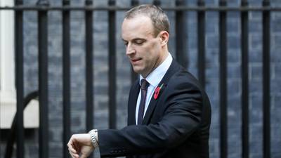 Raab indicates he expects Brexit deal by November 21st