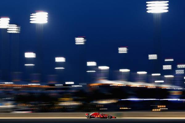 Vettel takes Bahrain pole as Hamilton hit with five-place grid penalty
