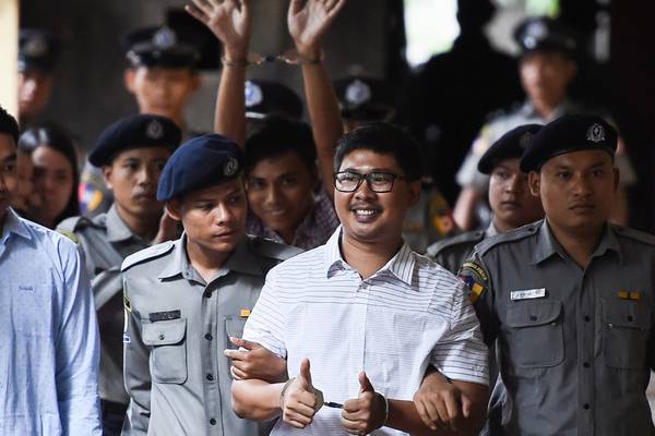 Verdict against Reuters journalists in Myanmar adjourned