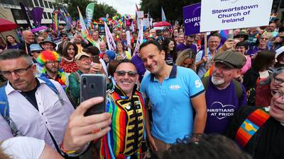 Taoiseach joins thousands in Belfast Pride parade for first time