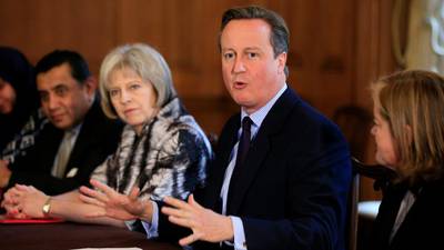 May supporters publish pre-EU vote letters she wrote to Cameron