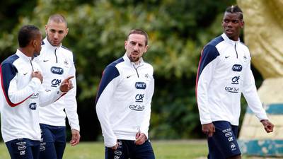 Franck Ribery due back in training with France