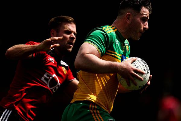 Michael Murphy limps off as Donegal dismantle Down