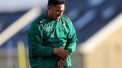 Connacht yet to decide if Bundee Aki will face Leinster