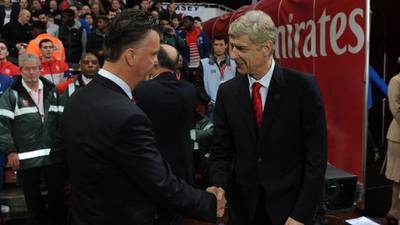 Wenger and van Gaal’s avoidance of strikers  shows change in mentality of football