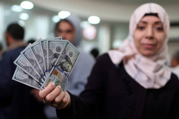 Gaza takes receipt of €13m in suitcases