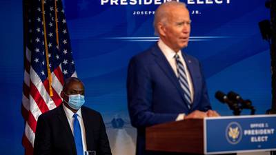 Biden defends choice of Lloyd Austin to lead the Pentagon