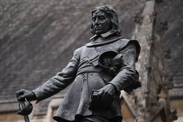 Cromwell statue at Westminister should stay, says Irish vice-chancellor of Oxford