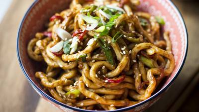 Donal Skehan: Hot and spicy peanut butter noodles