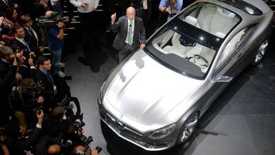 Frankfurt auto show: Mercedes adds star to the top of its tree