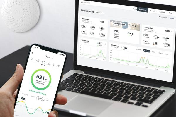 Airthings Wave Plus: This air quality monitor is gas altogether
