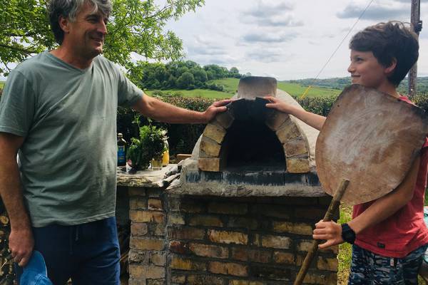 ‘We built a clay oven that cooks a pizza in 60 seconds’