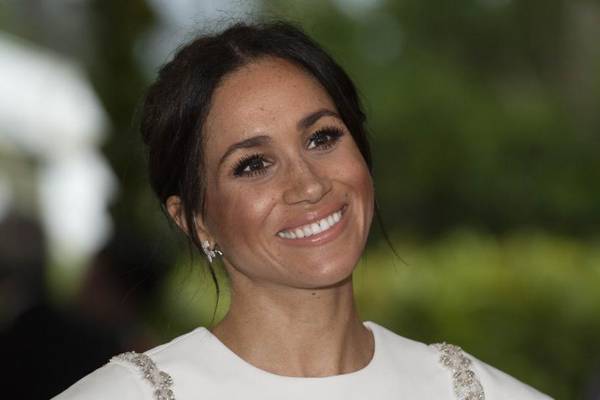 Meghan Markle dazzles in white dress by Kerry designer Don O’Neill