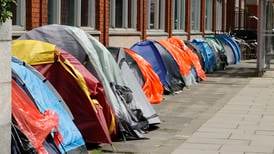 Burning of asylum seekers’ tents ‘reprehensible and vile’, says Harris