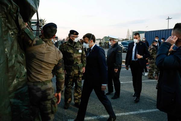 Covid-19: Resolute Macron says France ‘will not give in’