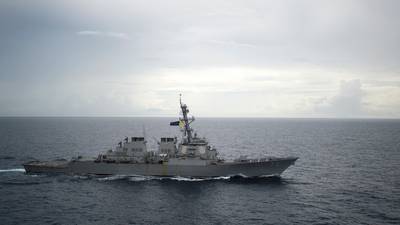 US and Chinese warships narrowly avoid collision in South China Sea