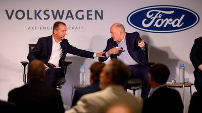 Ford and VW not stalling on self-driving and electric vehicles