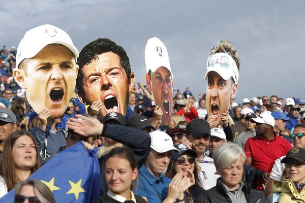 Lack of European fans will magnify US team’s home advantage at Ryder Cup