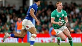 Gerry Thornley: Ciarán Frawley’s versatility may finally work in his favour as Ireland search for new fullback