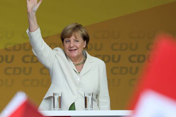 Angela Merkel takes a tougher refugee line ahead of election
