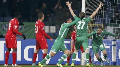Liverpool held after Ludogorets late show