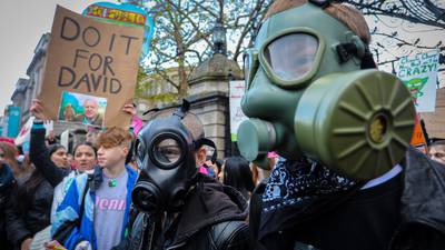 Schools climate strikers take to the streets in protest against Government inaction