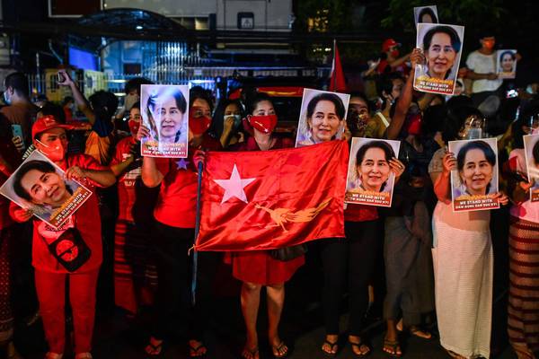 Suu Kyi’s party wins enough seats to form Myanmar’s next government