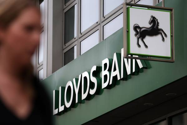 Britain’s Lloyds Bank reports 28% slide in first quarter profit on income squeeze