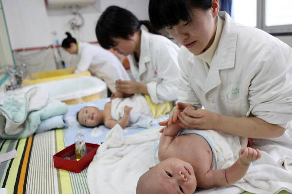 China’s birth rate falls to lowest level in 70 years