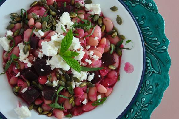Simple salad for all those well-intentioned beans