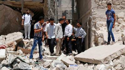 Syria car bomb near Iraq kills at least eight people