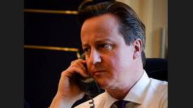 Cameron responds to Twitter mockery of phone photograph