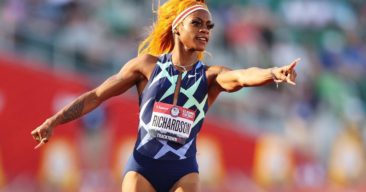 Sha’Carri Richardson out of Olympic 100m after positive cannabis test ...