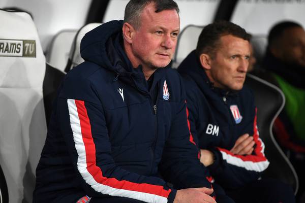 Stoke manager Michael O’Neill tests positive for coronavirus